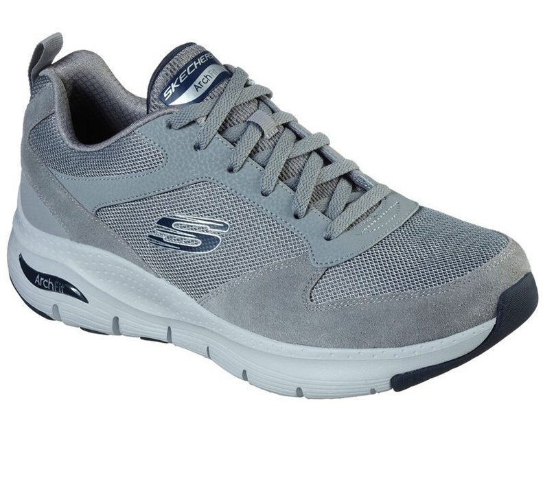 Skechers Arch Fit - Servitica - Mens Sneakers Grey [AU-WL5732]